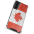 Canada Flag Distressed Galaxy S21 5G Clear Case